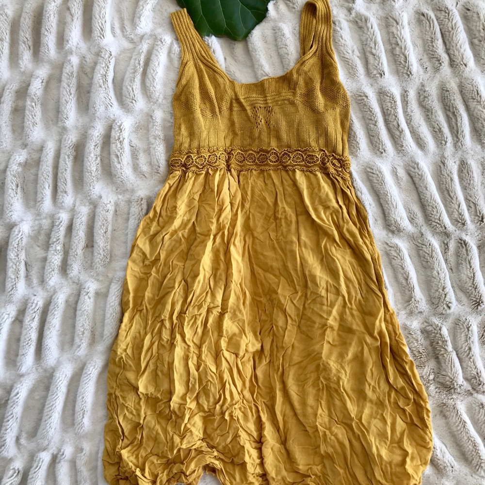 Spanish Crochet Marigold Dress